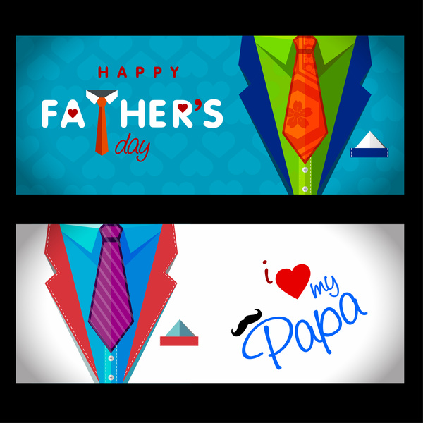 600x600 Fathers Day Poster Illustration With Vests Design Free Vector