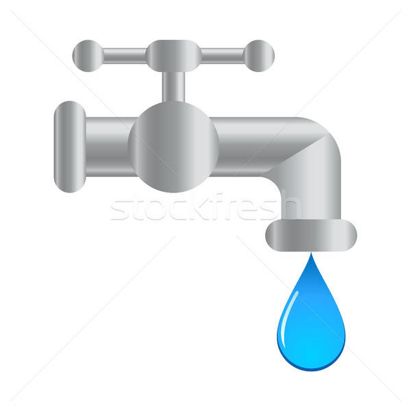 600x600 Dripping Faucet Vector Illustration Djdarkflower