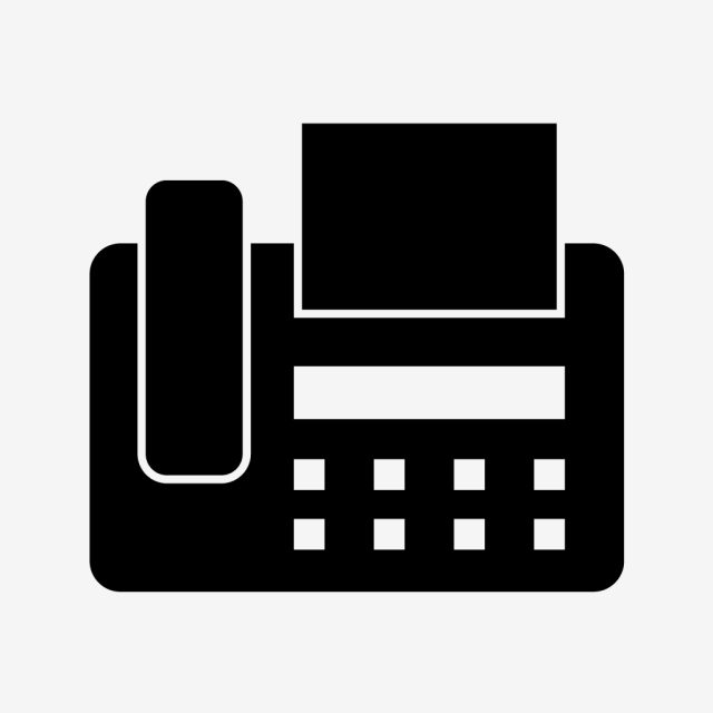 640x640 Fax Machine Glyph Black Icon, Fax Machine, Fax, Machine Png