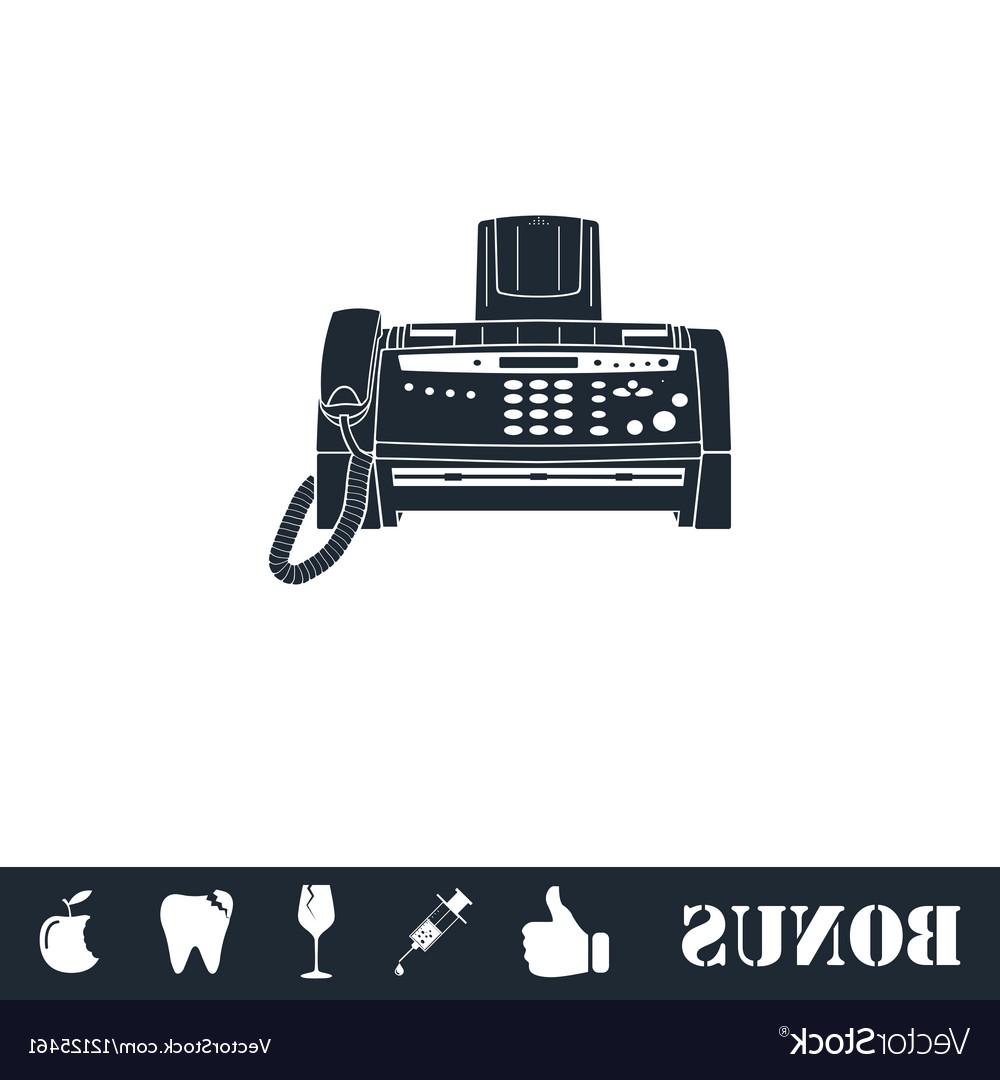 1000x1080 Best Fax Machine Icon Vector Drawing Free Vector Art, Images