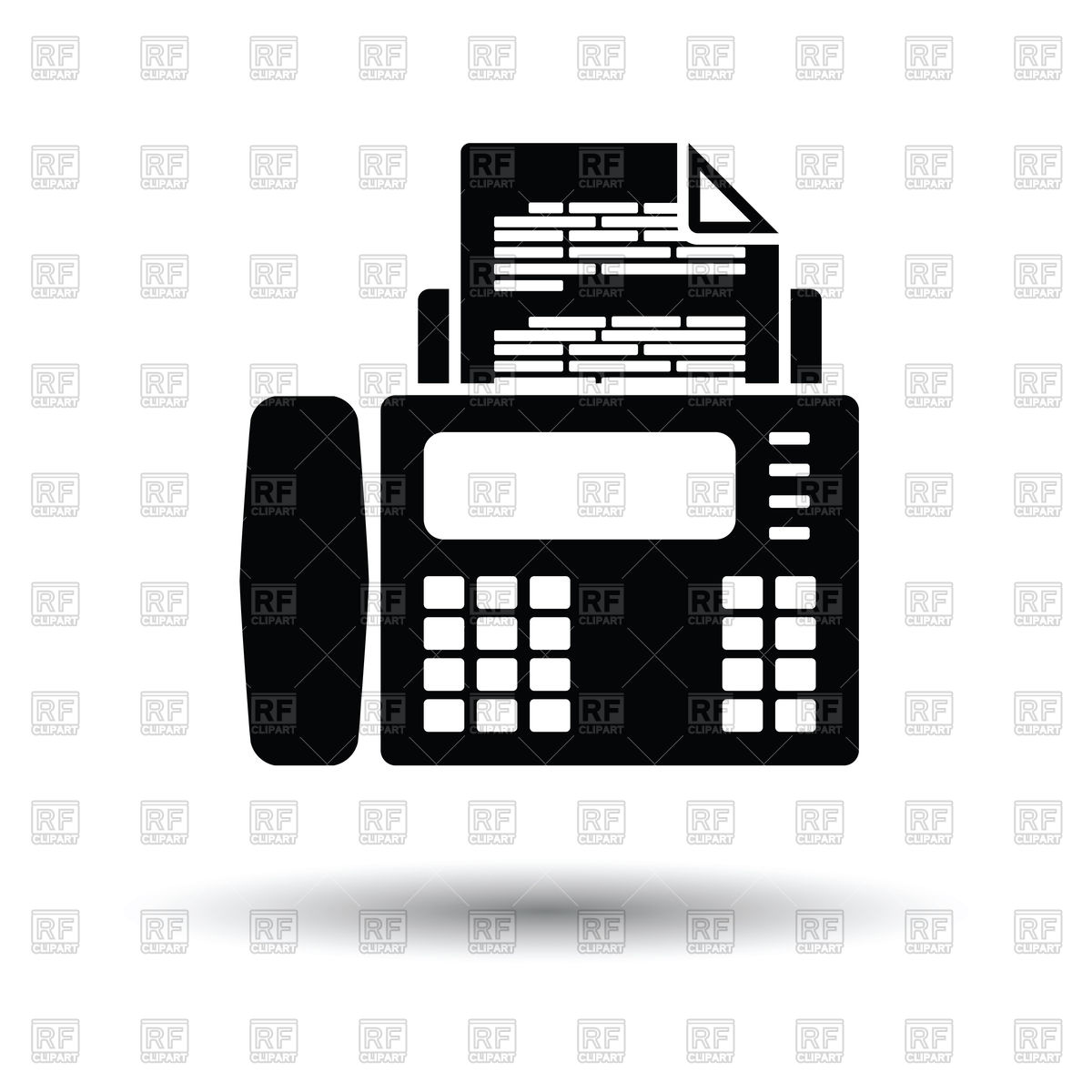 1200x1200 Fax Icon Vector Image Of Signs, Symbols, Maps Angelp