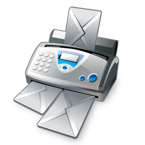 500x500 Fax Machine Icon Vector Free Download