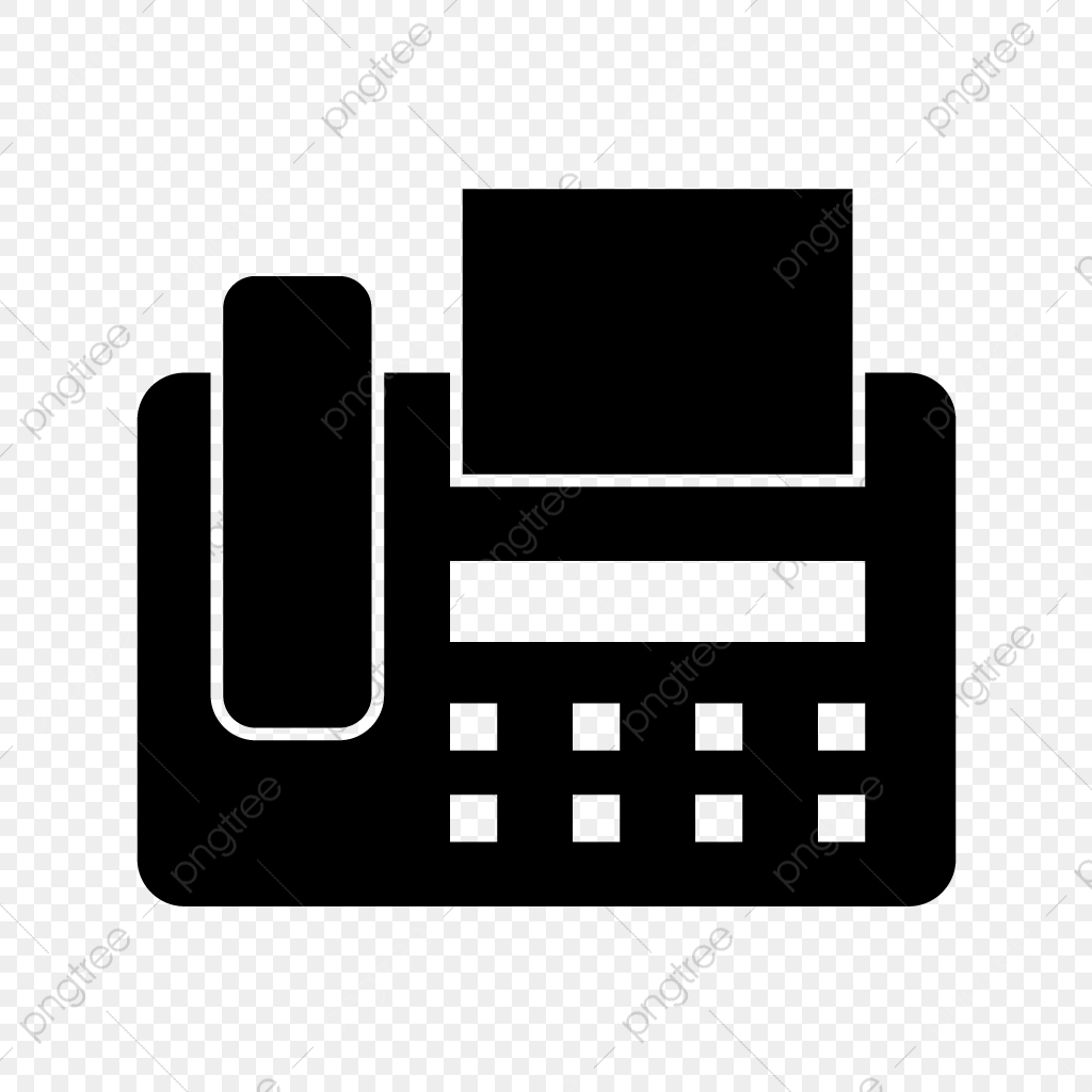 1024x1024 Fax Machine Glyph Black Icon, Fax Machine, Fax, Machine Png