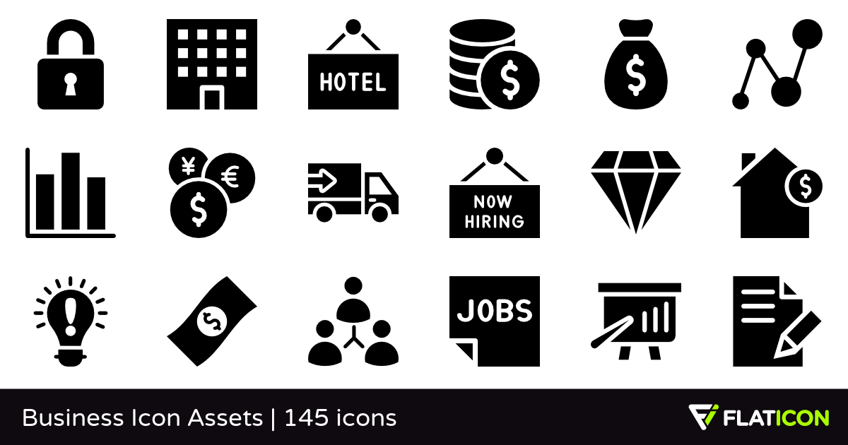 1200x630 Business Icon Assets Free Icons
