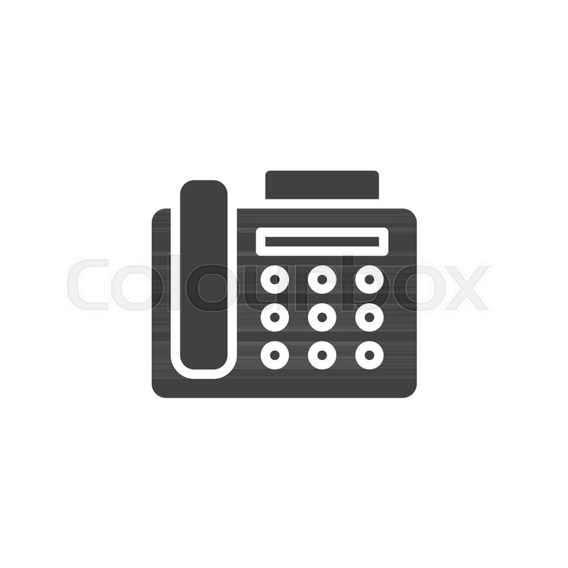 Fax Machine Icon Vector, Filled Flat Stock Vector Colourbox 800x800 Fax Machine Icon Vector, Filled Flat Stock Vector Colourbox