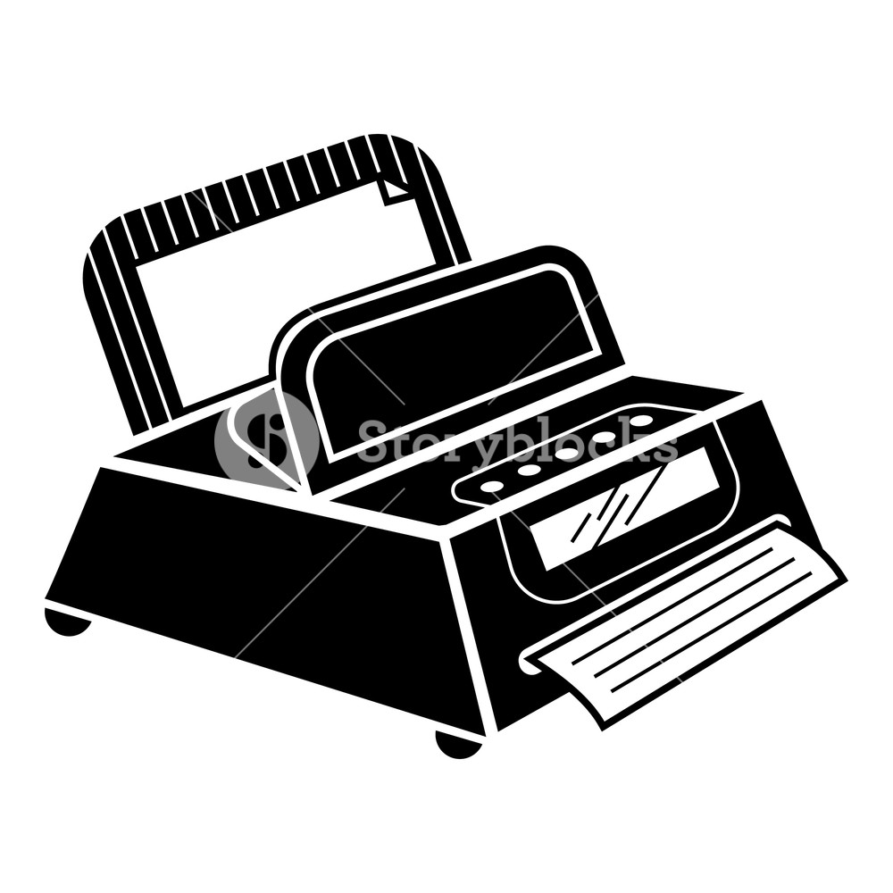 Fax Machine Icon Simple Illustration Of Fax Machine Vector Icon 1000x1000 Fax Machine Icon Simple Illustration Of Fax Machine Vector Icon