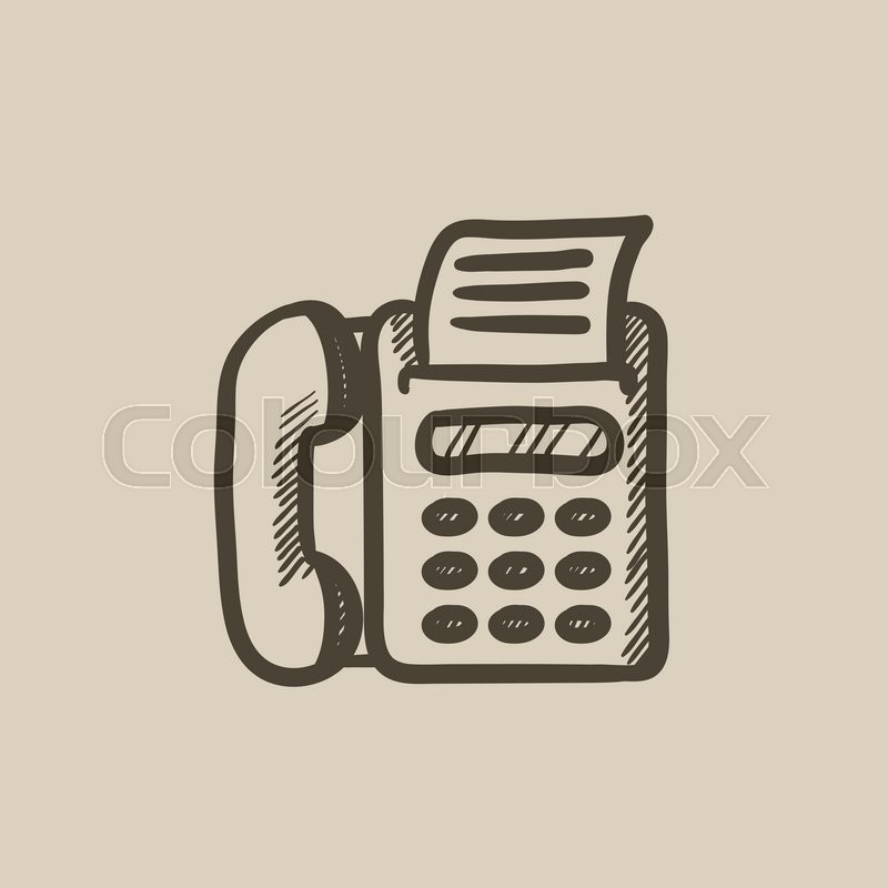 Fax Machine Vector Sketch Icon Stock Vector Colourbox 800x800 Fax Machine Vector Sketch Icon Stock Vector Colourbox