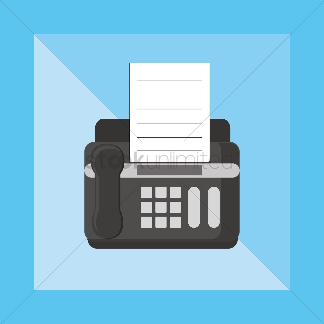Free Fax Machine Vector Image 1300x1300 Free Fax Machine Vector Image