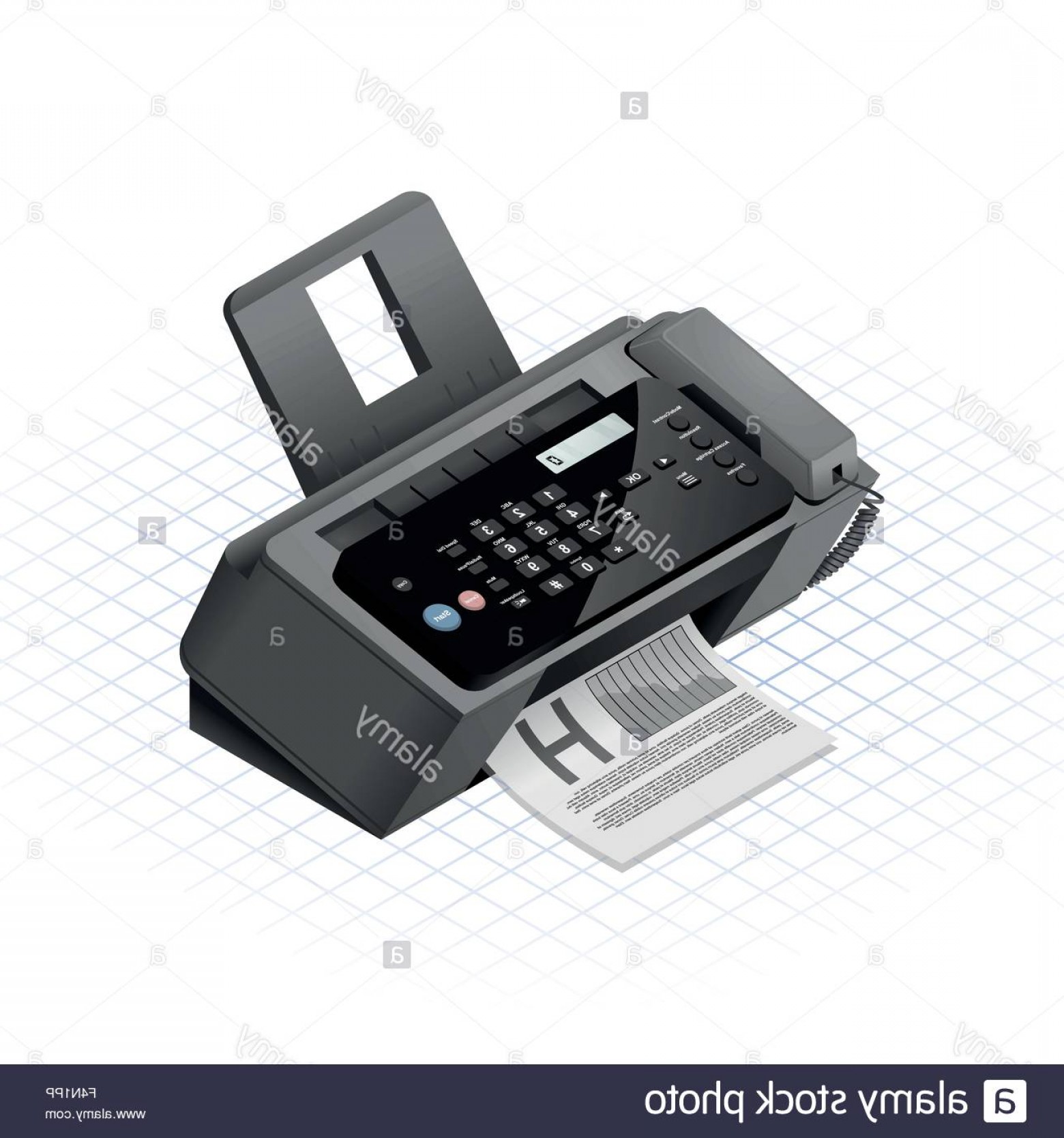 Stock Photo Isometric Fax Machine Vector Illustration Handandbeak 1560x1668 Stock Photo Isometric Fax Machine Vector Illustration Handandbeak