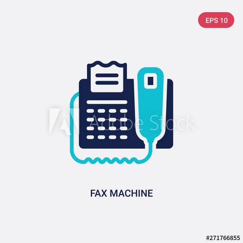 Two Color Fax Machine Vector Icon From Electronic Devices Concept 500x500 Two Color Fax Machine Vector Icon From Electronic Devices Concept