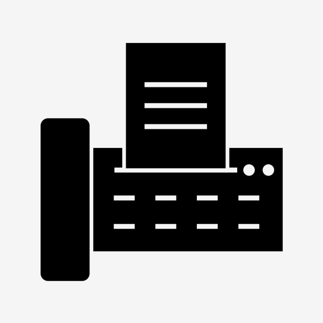 Fax Machine Glyph Black Icon, Fax Machine, Machine, Fax Png 640x640 Fax Machine Glyph Black Icon, Fax Machine, Machine, Fax Png