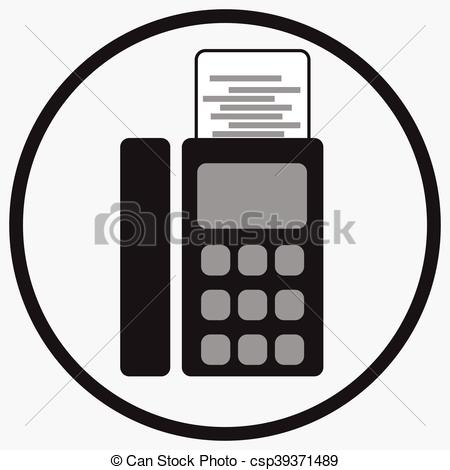 450x470 Fax Device Icon Monochrome Black White Icon Fax, Sign Fax