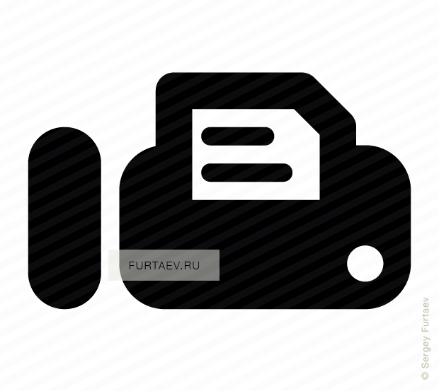 620x553 Fax Vector Icon