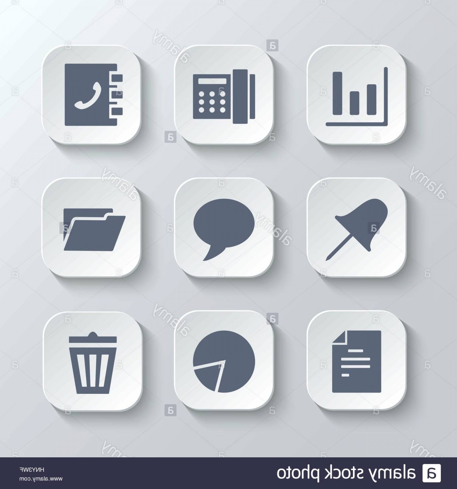 1560x1668 Stock Photo Web Icons Set Vector White App Buttons With Diagram