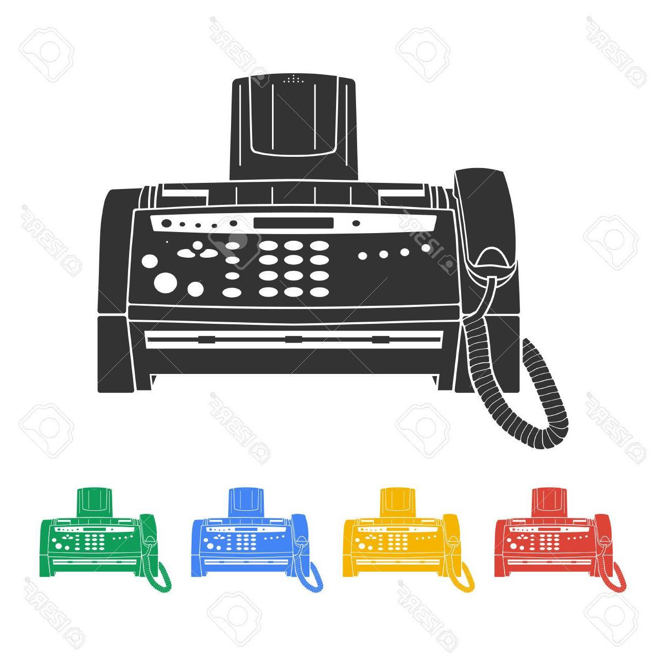 1300x1300 Unique Fax Machine Icon Vector Images Vector Images Design