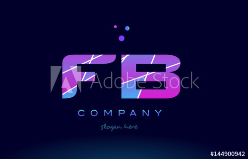 Fb F B Colored Blue Pink Purple Alphabet Letter Logo Icon Vector 500x322 Fb F B Colored Blue Pink Purple Alphabet Letter Logo Icon Vector