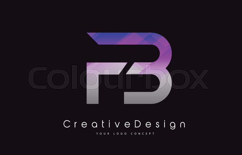 Fb Letter Logo Design In Purple Stock Vector Colourbox 800x515 Fb Letter Logo Design In Purple Stock Vector Colourbox