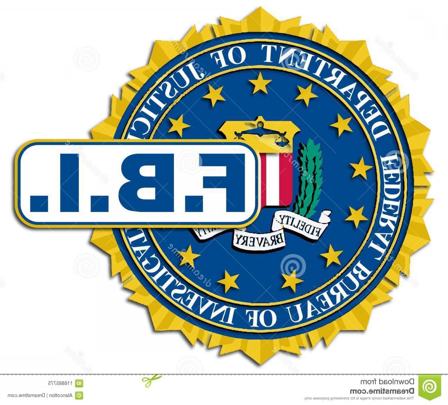 1560x1410 Fbi Seal Mockup Over White Background Mock Up Seal Federal Bureau