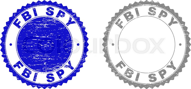 800x372 Grunge Fbi Spy Stamp Seals Isolated On Stock Vector Colourbox
