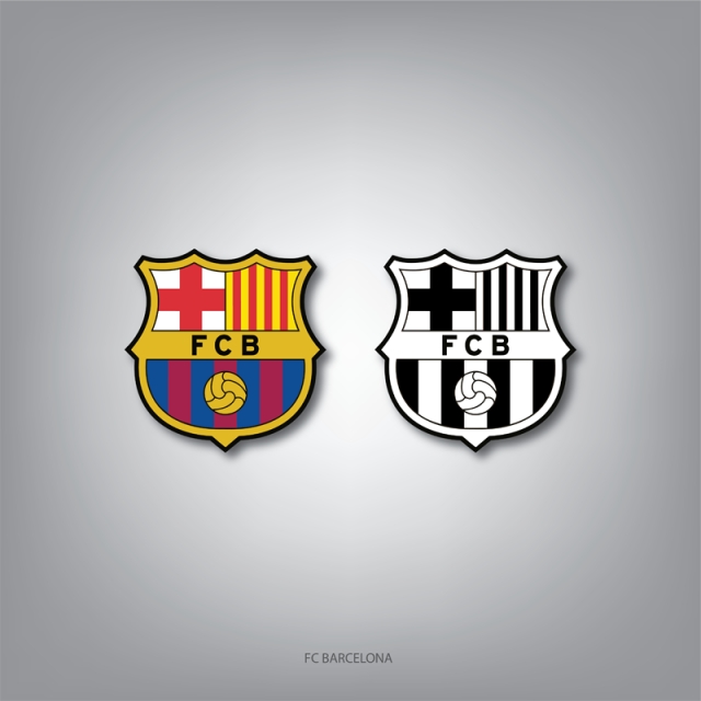 Fc Barcelona Logo Vector At Collection Of Fc