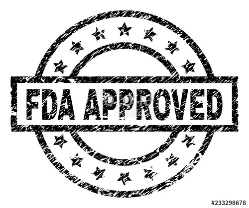 500x419 Fda Approved Stamp Seal Watermark With Distress Style Designed