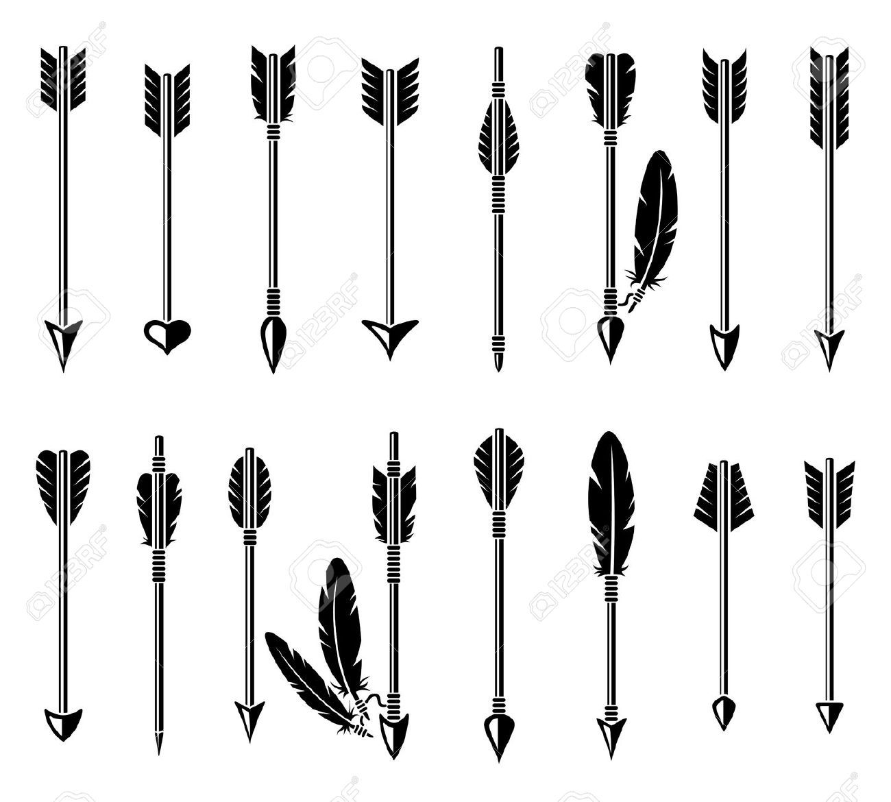 Download Feather Arrow Vector at Vectorified.com | Collection of ...
