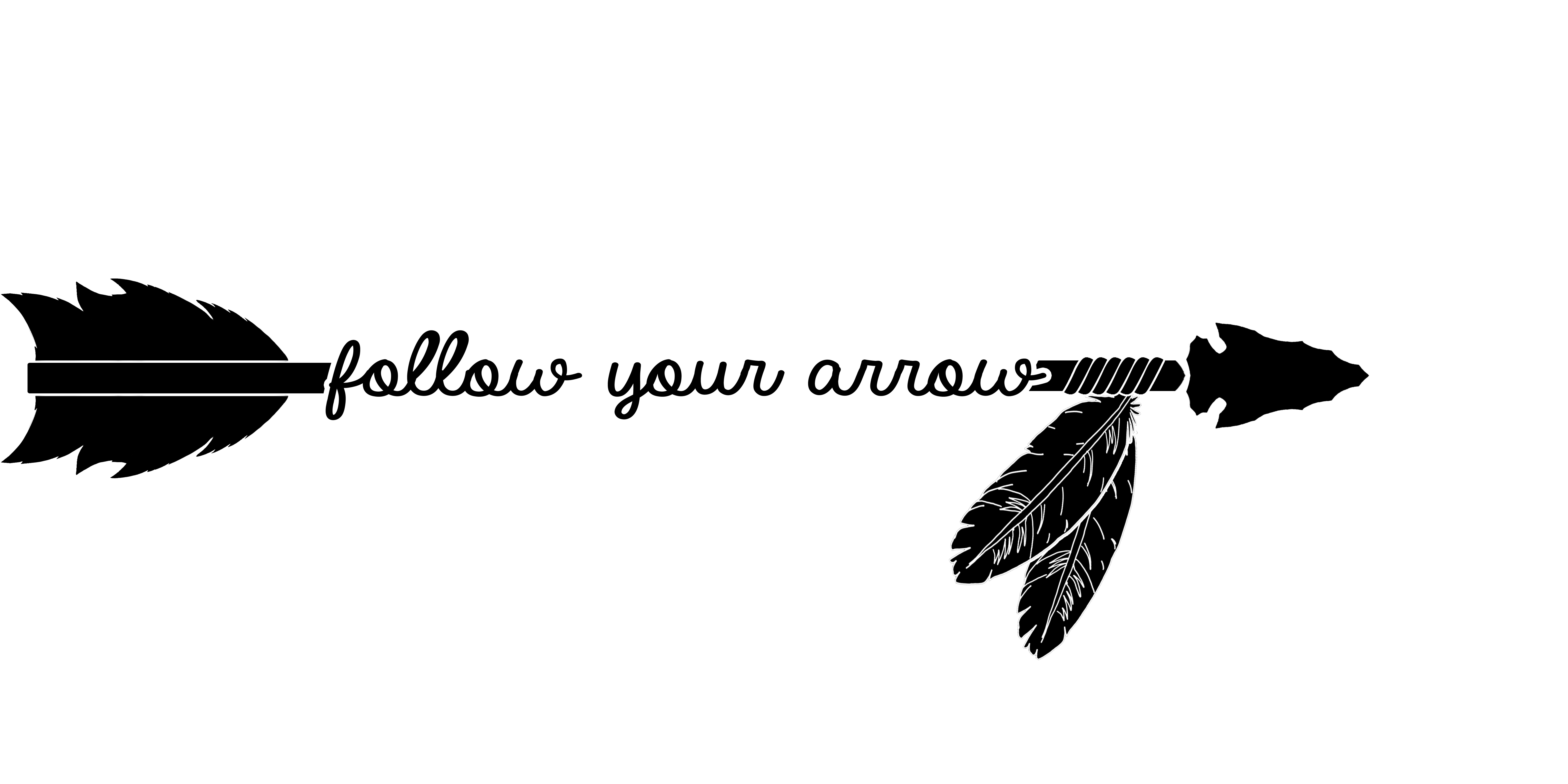8000x4000 Feather Arrow Clipart