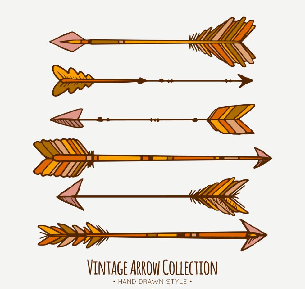 Download Feather Arrow Vector at Vectorified.com | Collection of Feather Arrow Vector free for personal use