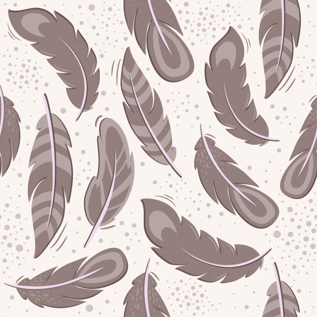 626x626 Feather Pattern Background Vector Free Download