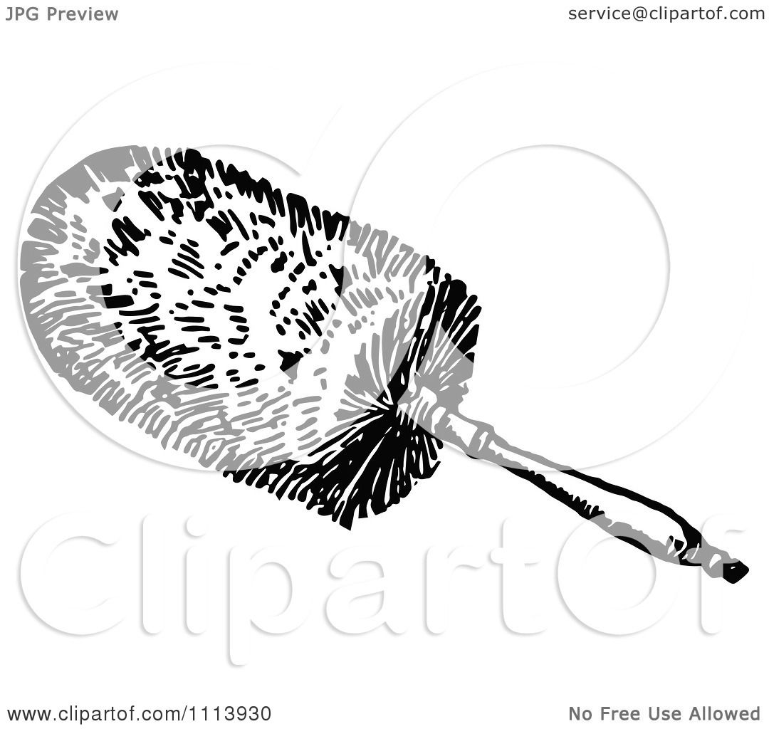 Clipart Vintage Black And White Cleaning Feather Duster 1080x1024 Clipart Vintage Black And White Cleaning Feather Duster