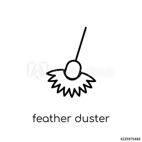 Feather Duster Icon Trendy Modern Flat Linear Vector Feather 500x500 Feather Duster Icon Trendy Modern Flat Linear Vector Feather