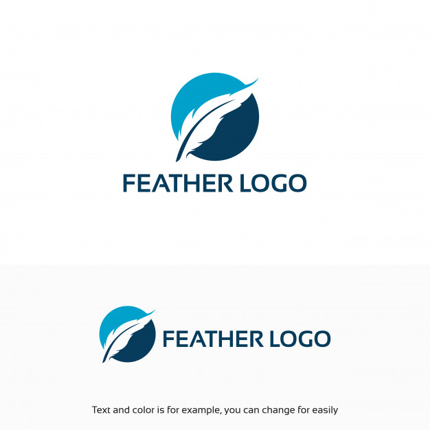 626x626 Feather Logo Vector Premium Download