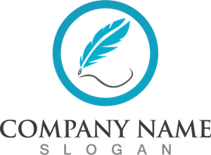 300x220 Feather Pen Company Logo Vector