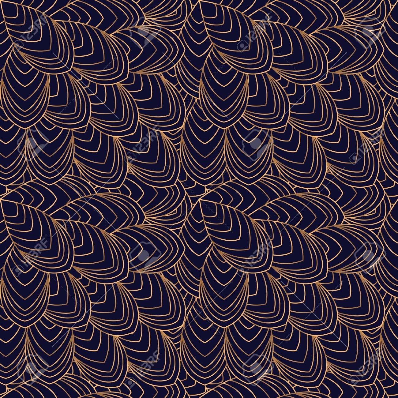 Luxury Background Pattern Vector Seamless Feather Art Deco 1300x1300 Luxury Background Pattern Vector Seamless Feather Art Deco