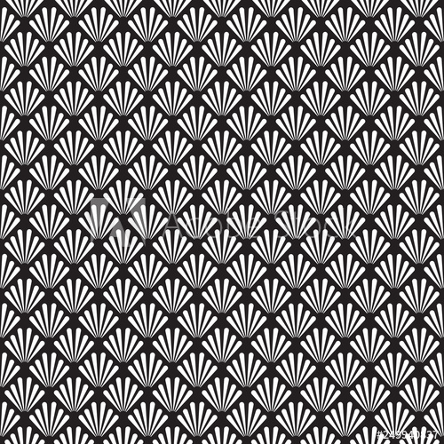 Seamless Art Deco Vector Palm Leaf Feather Pattern Texture 500x500 Seamless Art Deco Vector Palm Leaf Feather Pattern Texture