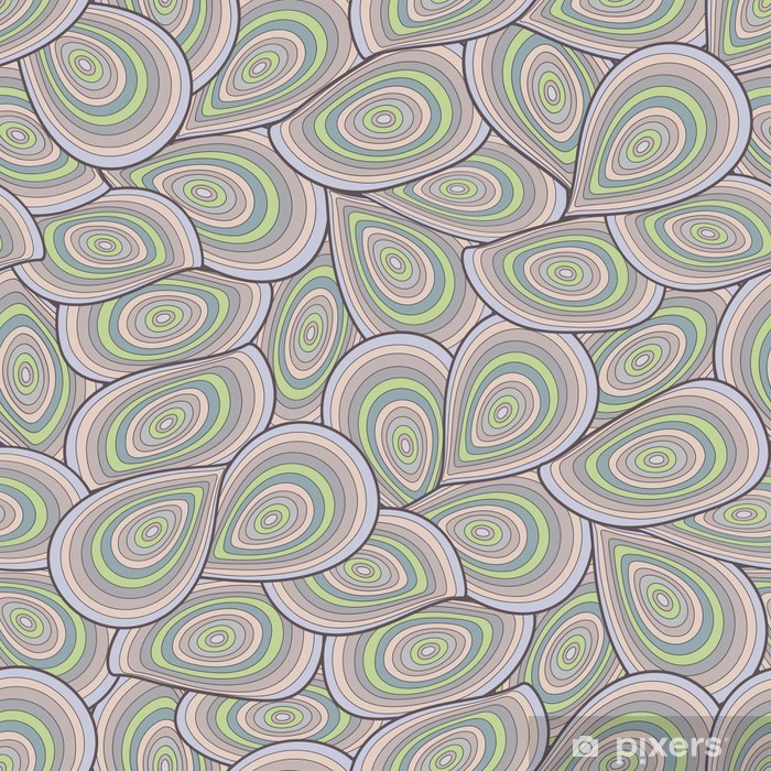 Seamless Vector Peacock Feather Pattern Wall Mural 700x700 Seamless Vector Peacock Feather Pattern Wall Mural