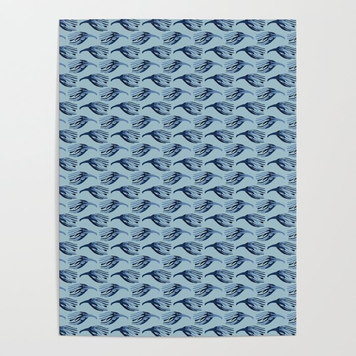 Soft Feather Stripes Japanese Seamless Vector Pattern Poster 700x700 Soft Feather Stripes Japanese Seamless Vector Pattern Poster