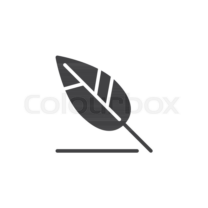 Feather Pen Vector Icon Filled Flat Stock Vector Colourbox 800x800 Feather Pen Vector Icon Filled Flat Stock Vector Colourbox