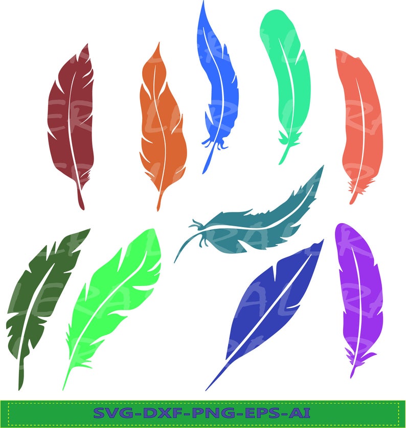 Feather Silhouette Vector