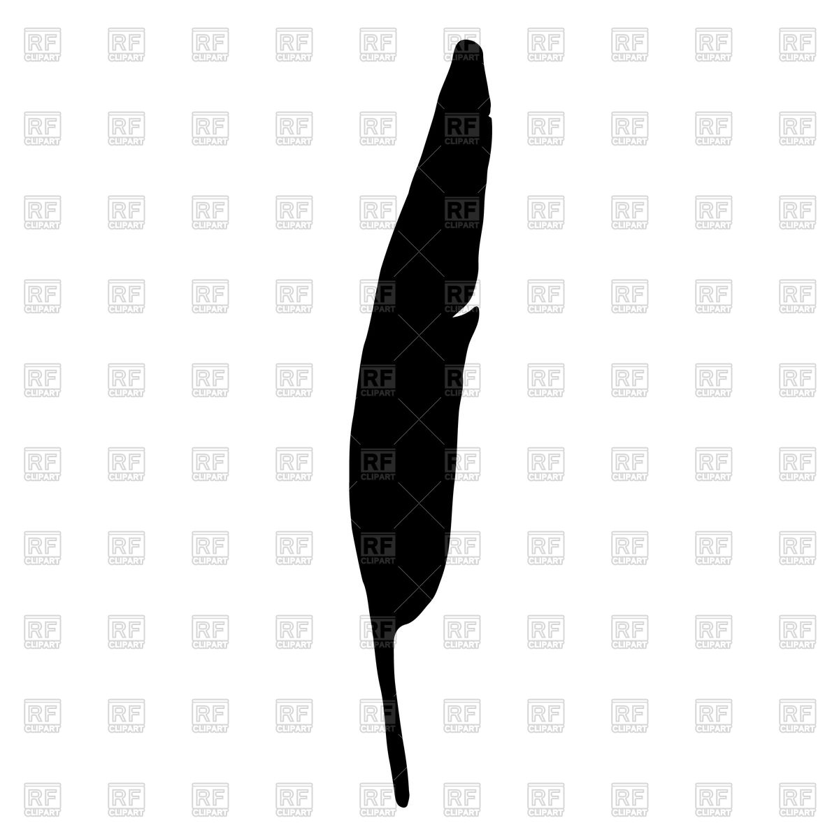 Black Bird Feather Silhouette Vector Image Of Objects 1200x1200 Black Bird Feather Silhouette Vector Image Of Objects