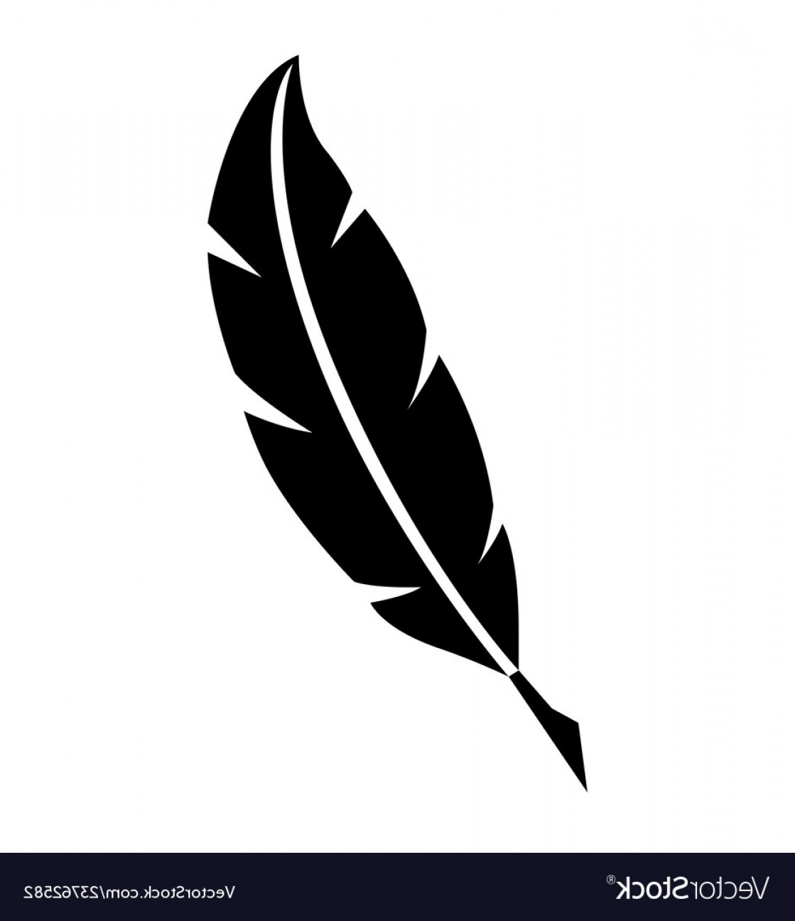 Download Feather Silhouette Vector at Vectorified.com | Collection ...