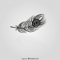200x200 Feather Silhouette Free Vector Graphic Art Free Download