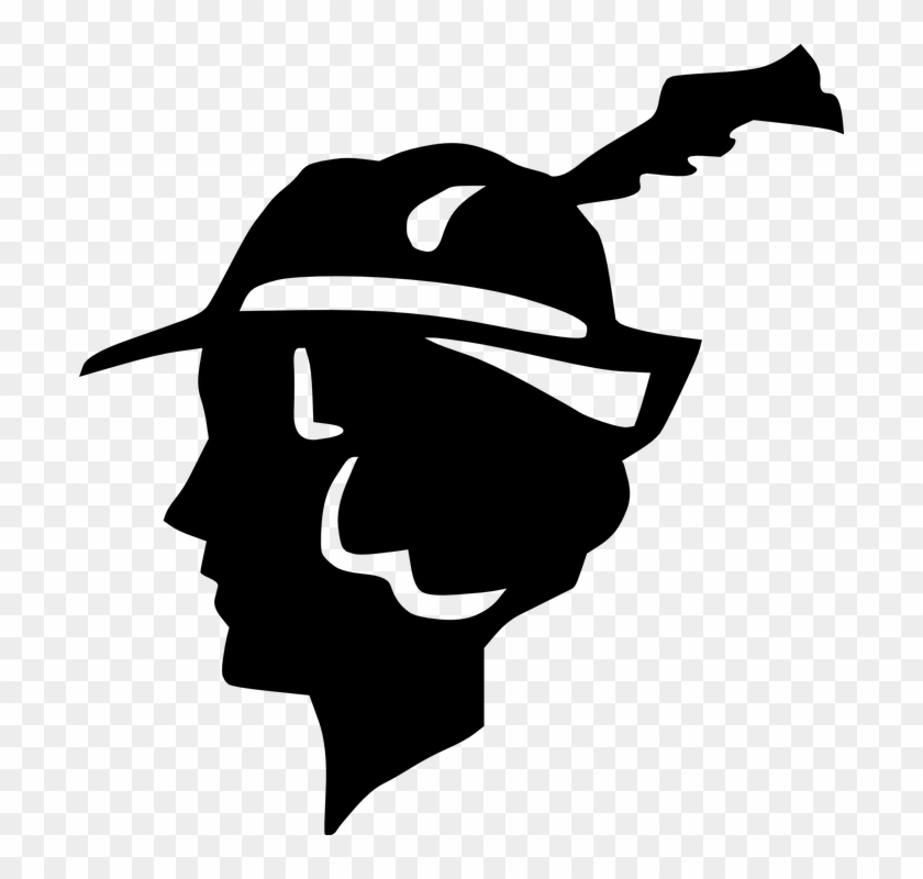 840x800 Feather Lady Silhouette Free Vector Graphic