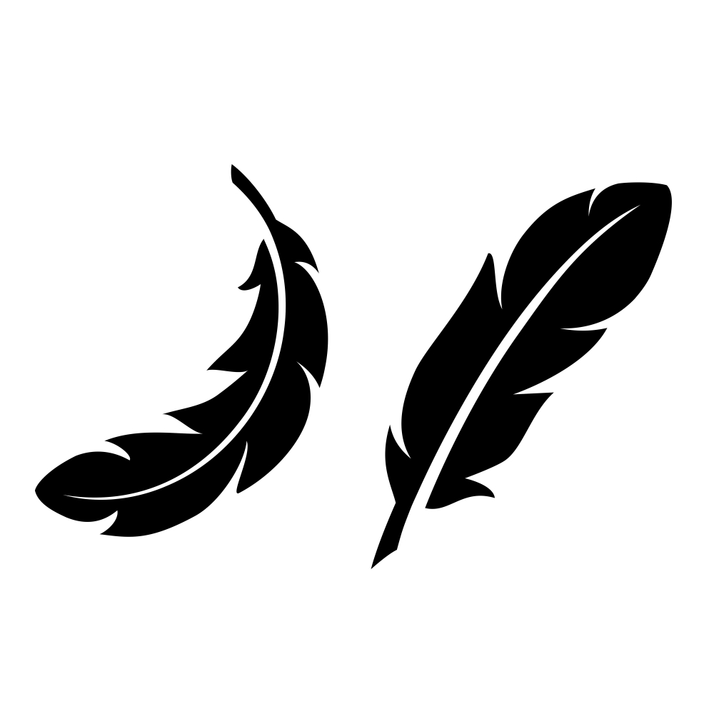 1000x1000 Feather Vector Png Images In Collection