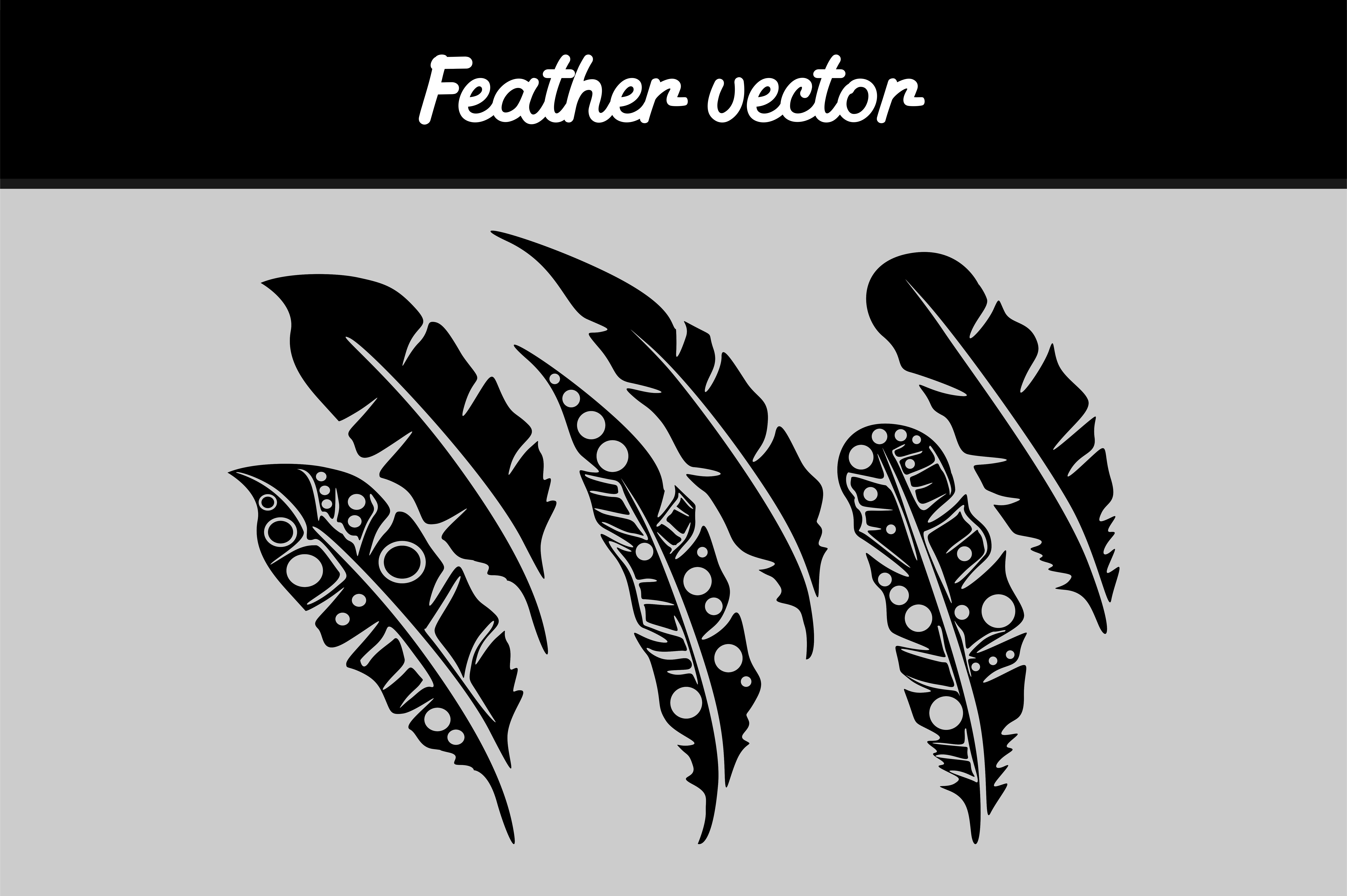 7514x5000 Black Birds Feather Vector Image Graphic