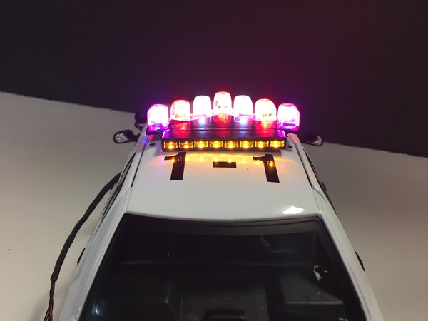 600x450 Scale Simulated Rotator Federal Signal Vectorvision Lightbar