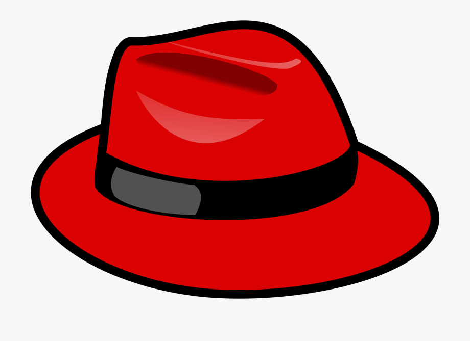 920x669 Red Fedora Hat Vector Clipart Image