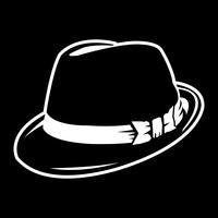 200x200 Fedora Hat Free Vector Art