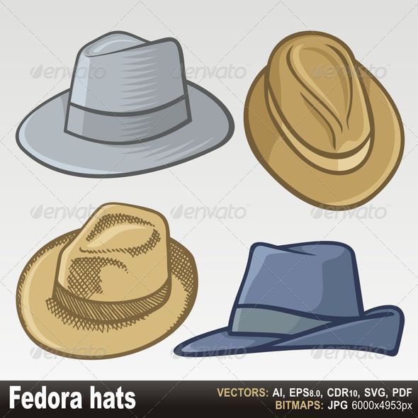 590x590 Fedora Vectors From Graphicriver