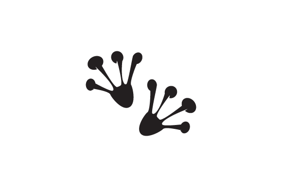 580x386 Frog Feet Vector Icon Graphic